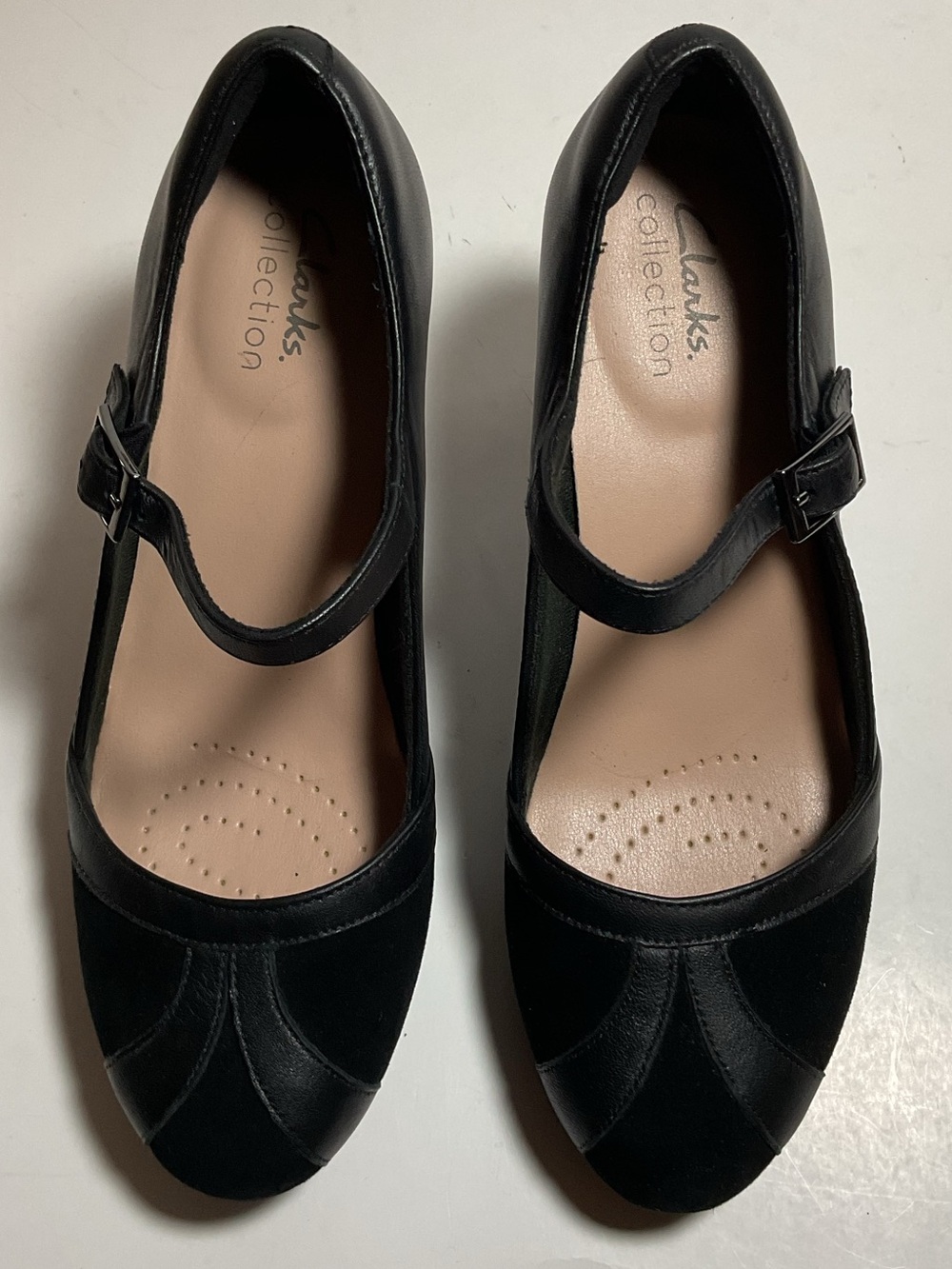 Clarks Ambyr Maryjane Heels Black Leather Pump - Picture 5 of 15